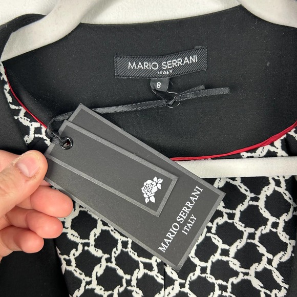 NEW Mario Serrani Black Blazer Open Front Women’s Size 8 - Picture 3 of 6